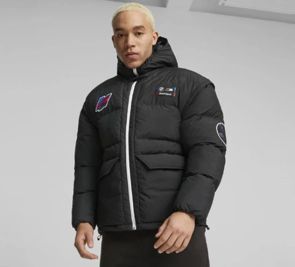 Puma Bmw Mms Statement Race Jkt Erkek Günlük Siyah Ceket 62106901 ürün görseli 1