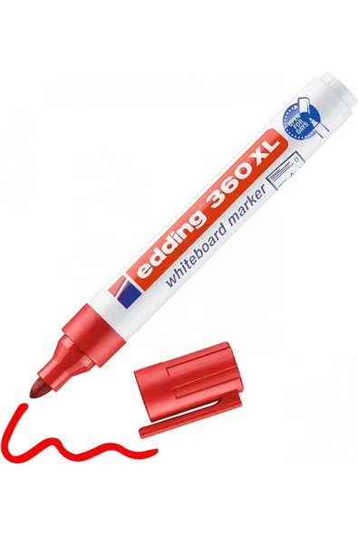 Edding E-360 Xl Tahta Kalemi 1,5-3mm Kırmızı Kod: Ed360xl02 ürün görseli 1