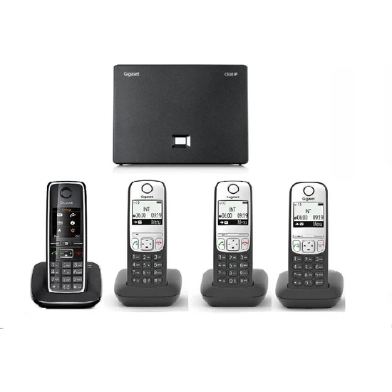 Gigaset Analog & Ip 4 Dahili Dect Telsiz Kablosuz Telefon Santrali C550-A690 ürün görseli 1