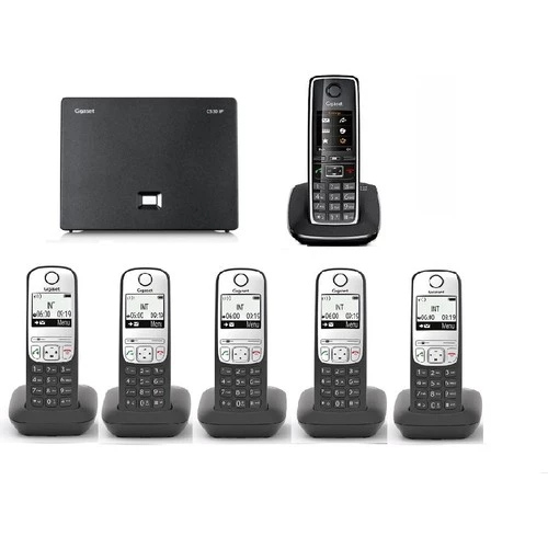 Gigaset Analog & Ip 6 Dahili Dect Telsiz Kablosuz Telefon Santrali C550-A690 ürün görseli 1
