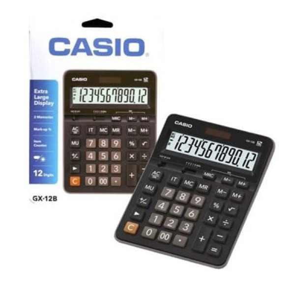 Casio GX-12B 12 Haneli Masaüstü Hesap Makinesi ürün görseli 1