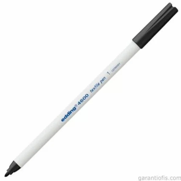 Edding 4600 Siyah Kumaş Boyama Kalemi (T-Shirt/Tekstil Pen) ürün görseli 1