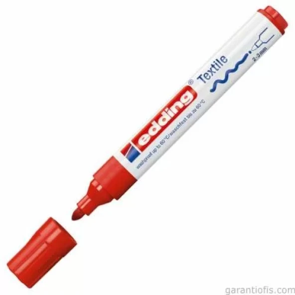 Edding 4500 Kırmızı Kumaş Boyama Kalemi (Tişört/Tekstil Marker) ürün görseli 1