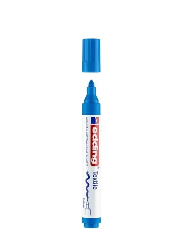 Edding 4500 Mavi Kumaş Boyama Kalemi (Tişört/Tekstil Marker) ürün görseli 1