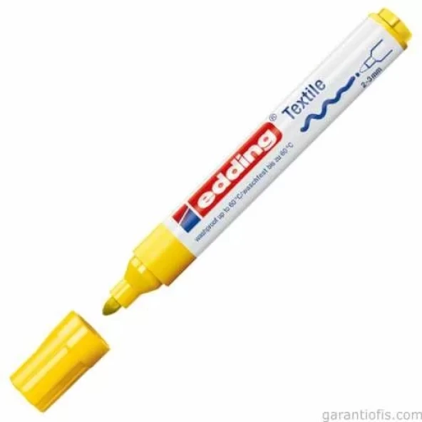 Edding 4500 Sarı Kumaş Boyama Kalemi (Tişört/Tekstil Marker) ürün görseli 1