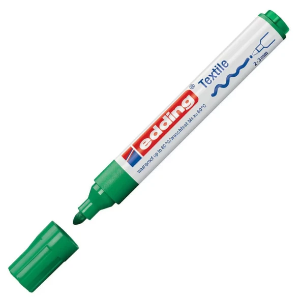 Edding 4500 Yeşil Kumaş Boyama Kalemi (Tişört/Tekstil Marker) ürün görseli 1