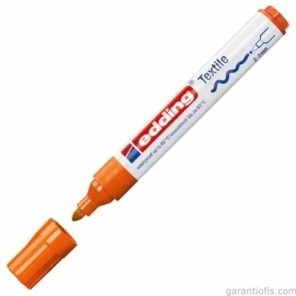 Edding 4500 Turuncu Kumaş Boyama Kalemi (Tişört/Tekstil Marker) ürün görseli 1