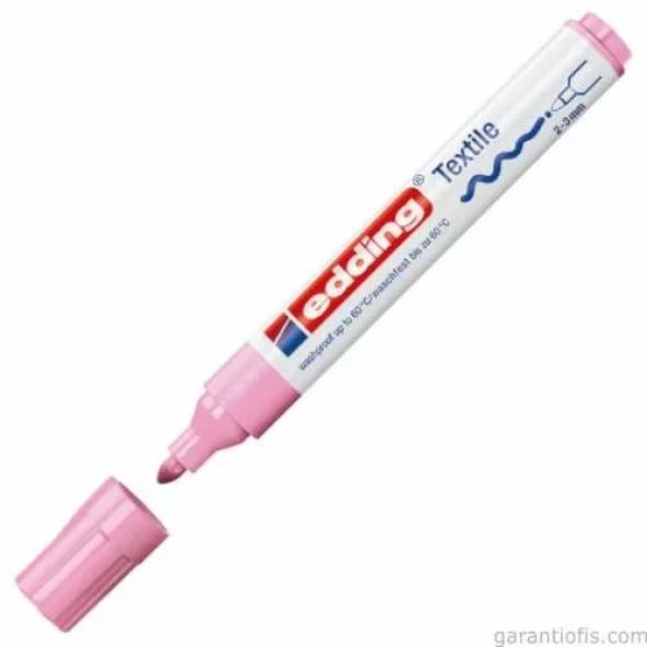 Edding 4500 Pembe Kumaş Boyama Kalemi (Tişört/Tekstil Marker) ürün görseli 1