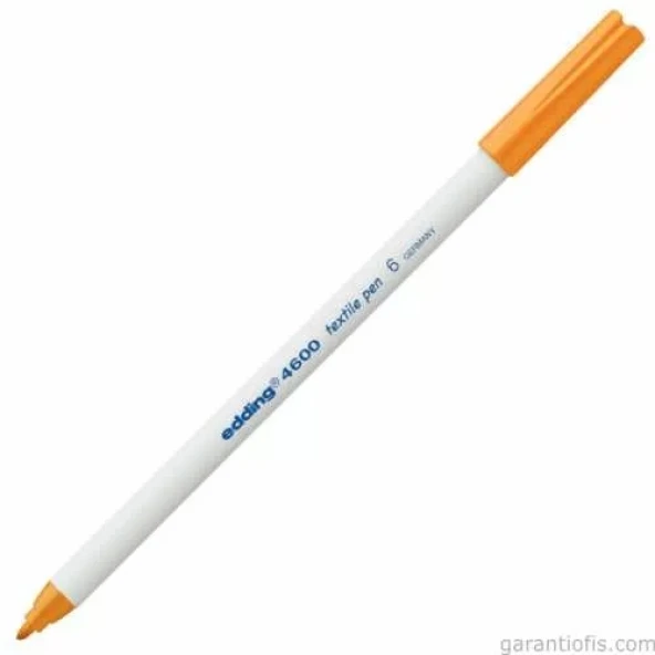 Edding 4600 Turuncu Kumaş Boyama Kalemi (T-Shirt/Tekstil Pen) ürün görseli 1