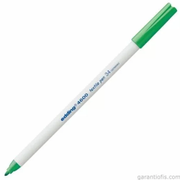 Edding 4600 Uçuk Yeşil Kumaş Boyama Kalemi (T-Shirt/Tekstil Pen) ürün görseli 1