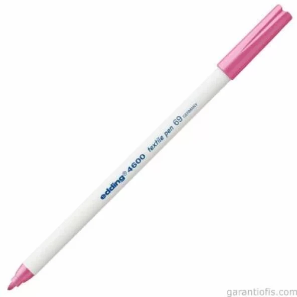 Edding 4600 Fosforlu Pembe Kumaş Boyama Kalemi (T-Shirt/Tekstil Pen) ürün görseli 1