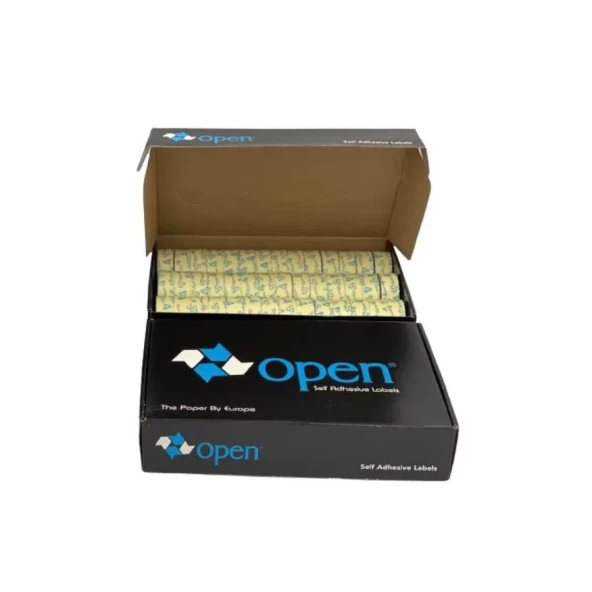 Open 4 No Beyaz Meto Etiketi ürün görseli 1