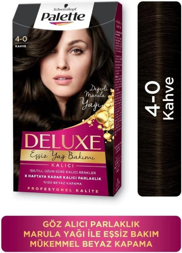 Palette Deluxe 4-0 Kahve Saç Boyası ürün görseli 1