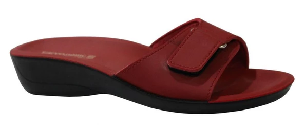 Ceyo Siena-4 Kırmızı Ortapedik Bayan Terlik & Sandalet ürün görseli 1