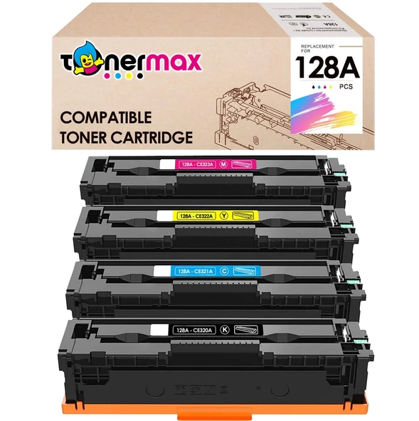 HP 128A / CM1415 / CP1525 / CE320A Set Muadil Toneri ürün görseli 1