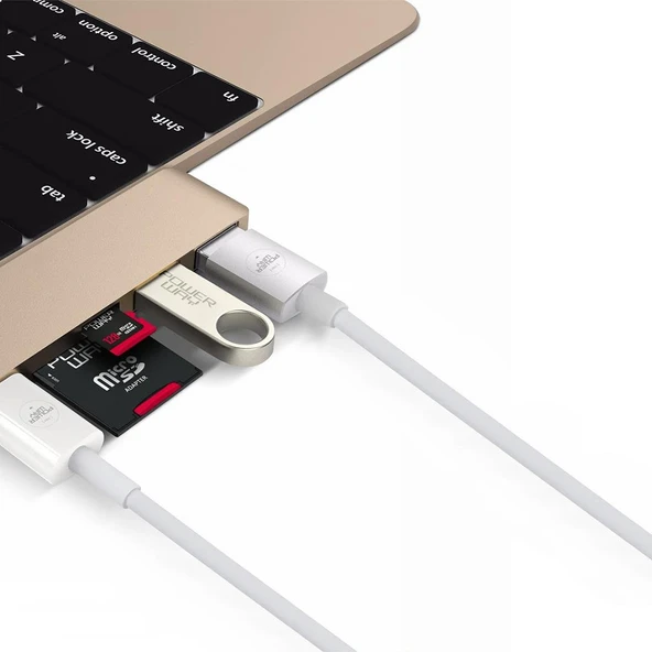 POWERWAY 256 GB METAL USB 2.0 FLASH BELLEK - Resim 3