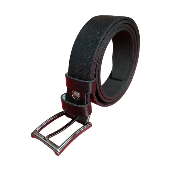 Erkek Kemer 3,5 Cm. Düz Siyah Hakiki Deri (Vejetal Dana Derisi) Gvn-0055 ürün görseli 1