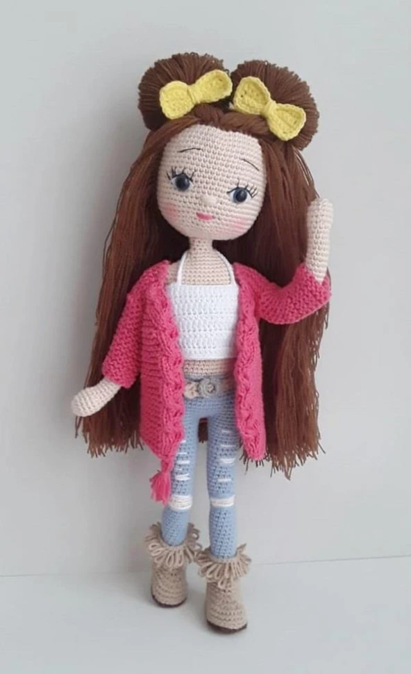 Havalı Bebek Amigurumi Organik Oyuncak ürün görseli 1