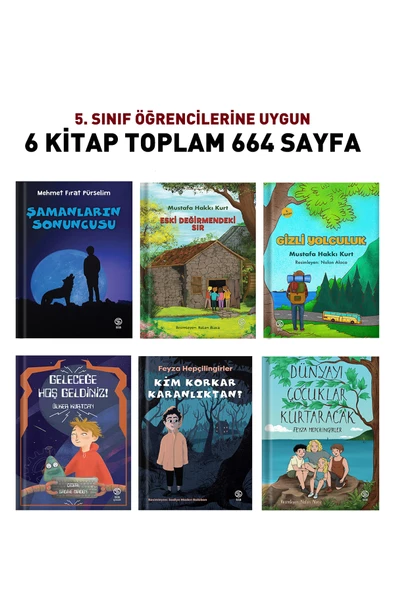 5. Sınıf Özel Set 6 Kitap 664 Sayfa ürün görseli 1