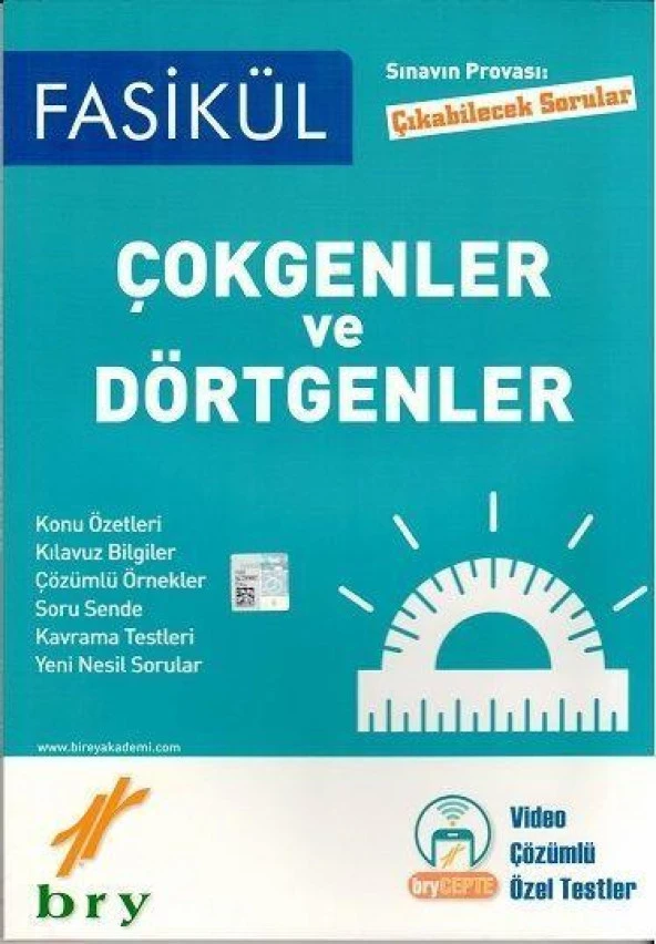 Çokgenler Dörtgenler Sınavın Provası Çıkabilecek Sorular Fasikül Birey Yayınları ürün görseli 1