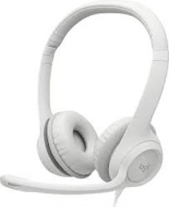 Logitech 981-001286 H390 Beyaz Usb Mikrofonlu Kulaklık ürün görseli 1