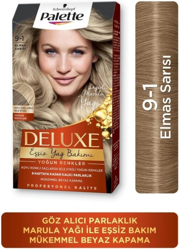 Palette Deluxe 9-1 Dıamond Blond Saç Boyası ürün görseli 1