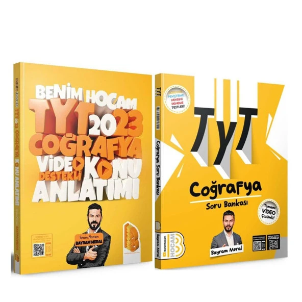 Benim Hocam 2023 TYT Coğrafya Konu ve Soru Bankası Seti 2 Kitap ürün görseli 1