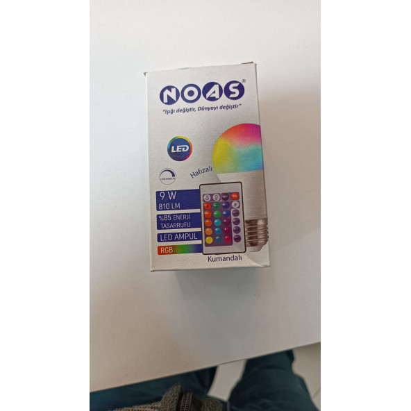 KUMANDALI RGB LED AMPUL ürün görseli 1