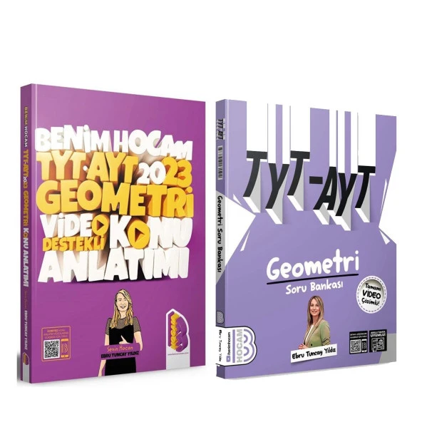 Benim Hocam 2023 TYT AYT Geometri Konu ve Soru Bankası Seti 2 Kitap ürün görseli 1