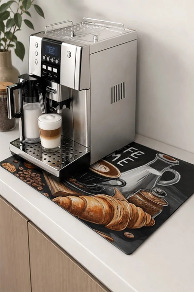 Valerine Life Kahve Makinesi Matı Su Geçirmez Kaymaz Çaycı ve Espresso Pad 35x45cm 27KHD240107 ürün görseli 1