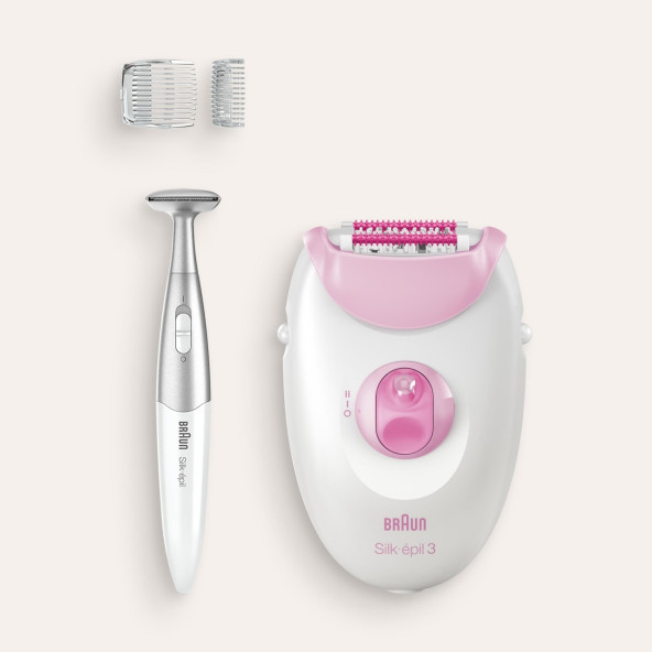 Braun Silk Epil 3 3-321 + FG 1100 Bikini Styler Epilatör ürün görseli 1
