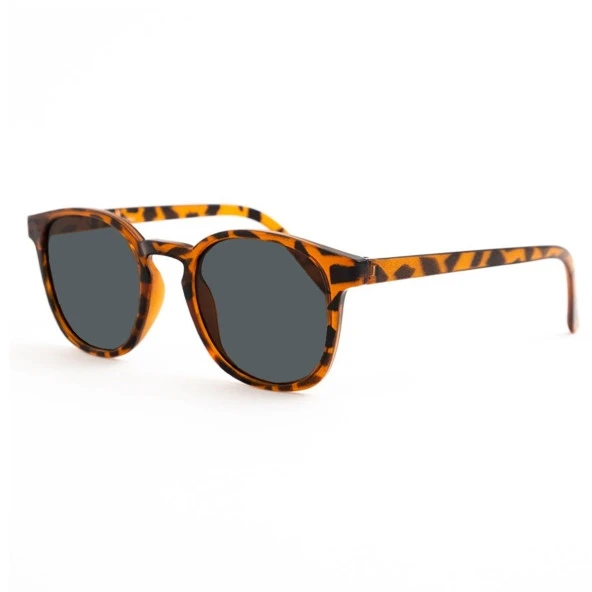Di Caprio DC18192 Siyah Kahve Leopar Desenli Kare Model Unisex Güneş Gözlüğü ürün görseli 1