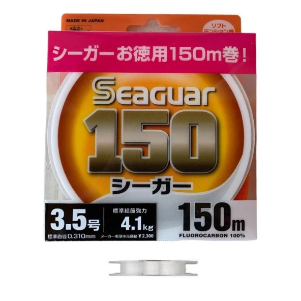 Seaguar 150 0.31mm %100 Fluoro Carbon Misina 150mt ürün görseli 1