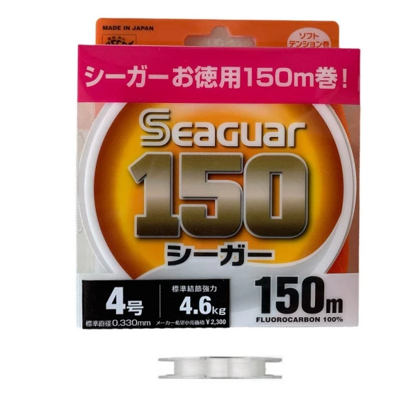 Seaguar 150 0.33mm %100 Fluoro Carbon Misina 150mt ürün görseli 1