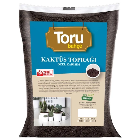 Toru Bahçe Kaktüs Toprağı Özel Karışım 40 lt ürün görseli 1