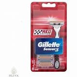 Gillette Sensor Tıraş Makinesi + 6 Yedek Bıçak RED ürün görseli 1