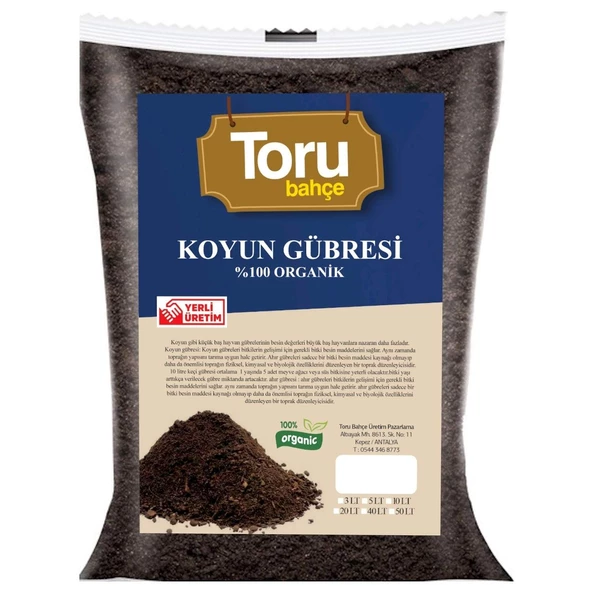Toru Bahçe Koyun Gübresi 40 lt ürün görseli 1