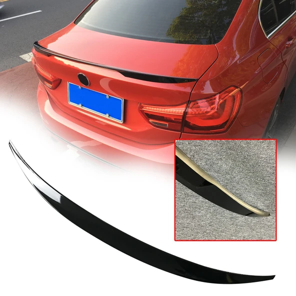 AUTOGP Bmw f52 bagaj üstü spoiler pianoblack boyalı 1 serisi sedan 2017+ ürün görseli 1