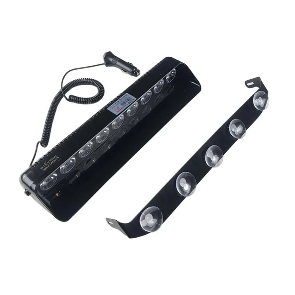 Space Flaş led çakarlı 27w 9 led kırmızı-mavi 8 fonksiyonlu  / LAPA175-1 ürün görseli 1