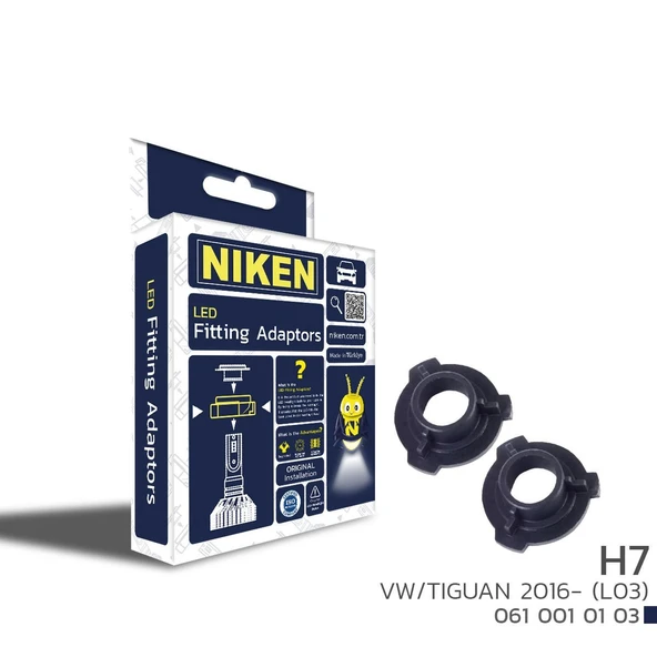 NİKEN H7 VW / TIGUAN 2016- (L03) Led xenon montaj aparatı adaptörü ürün görseli 1