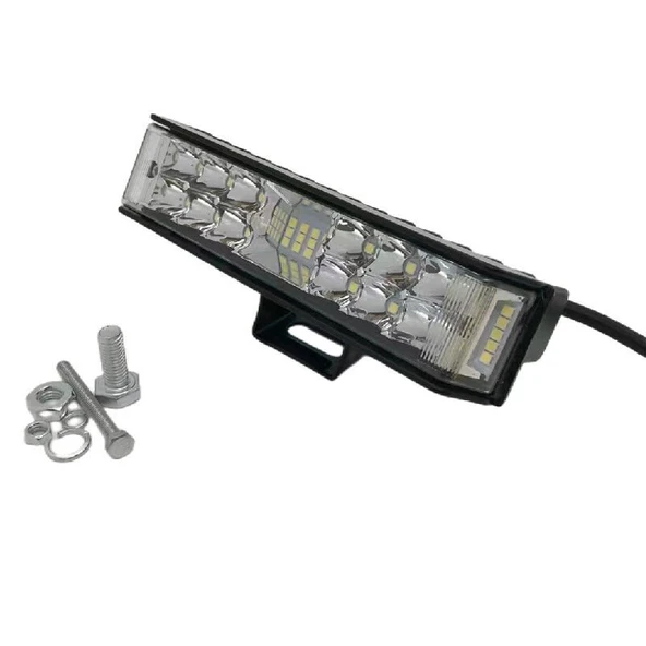Space Offroad sis lambası 40 led 20w kırmızı-beyaz-mavi çakarlı adet 12-30v / LASS296 ürün görseli 1