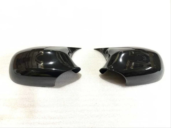 AUTOGP Bmw e90 ayna kapağı yarasa model pianoblack - Resim 2