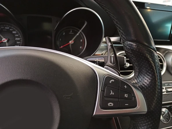 AUTOGP MERCEDES C/GLC/GLE/S/CLA/GLA PADDLE SHIFT (F1 KULAKÇIK) SIYAH ürün görseli 1