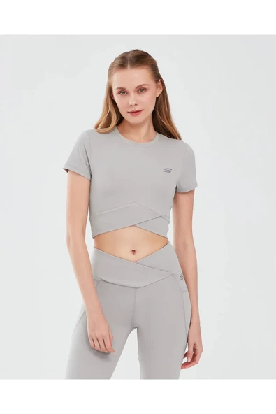Skechers S241133-003 Performance Coll. W Sleeve Kadın Spor Tişört ürün görseli 1
