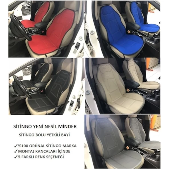 CHEVROLET AVEO ( 1 ADET ) SİTİNGO KOLTUK MİNDERİ ürün görseli 1
