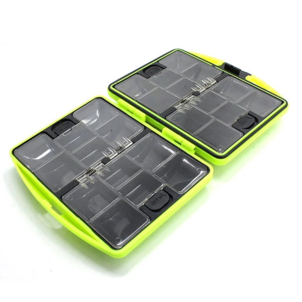 Captain 7203 Profesyonel Mini Balıkçı UV İğne-Klips-Fırdöndü Kutusu 11.5x10x3.4cm ürün görseli 1