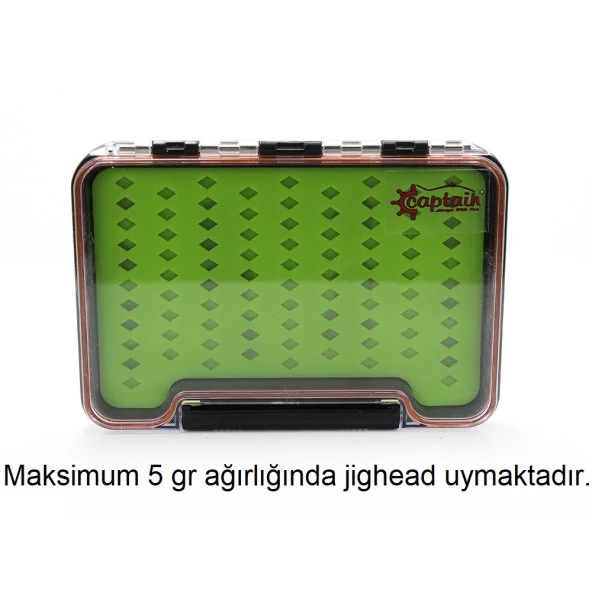 Captain 7201 Profesyonel Lrf Jighead Kutusu 13.8x9.6x1.5cm ürün görseli 1