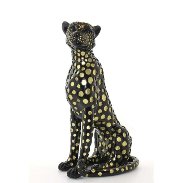 Polyester Jaguar Figürü Dekoratif Hediyelik ürün görseli 1