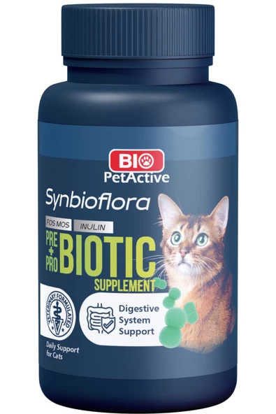 Biopetactive  Synbioflora Probiyotik Kedi Tableti 30 gr ürün görseli 1