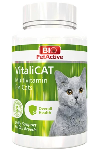 Biopetactive 0,5 Vitalicat Kediler Için Multivitamin 150 Tablet ürün görseli 1